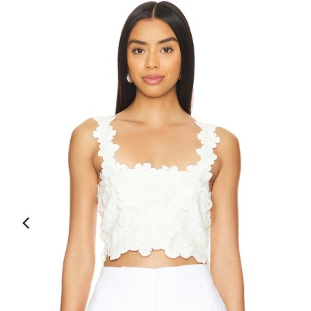 NWOT Tularosa Kimmy Top Ivory Sz S - Picture 4 of 5